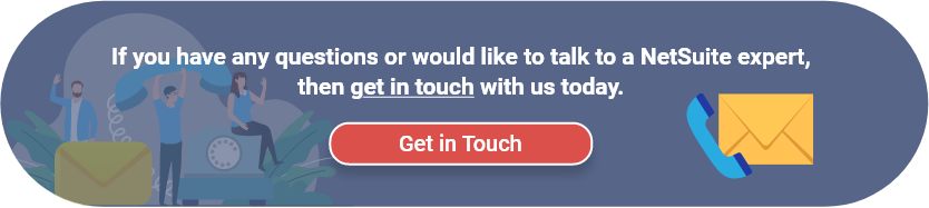 Netsuite Call to action